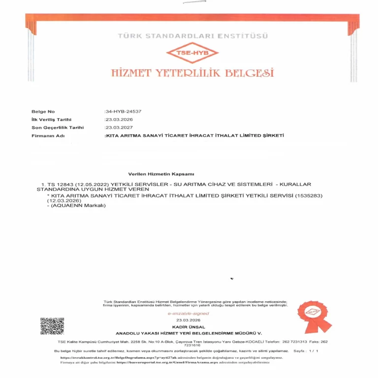 Kıta Arıtma Sistemleri