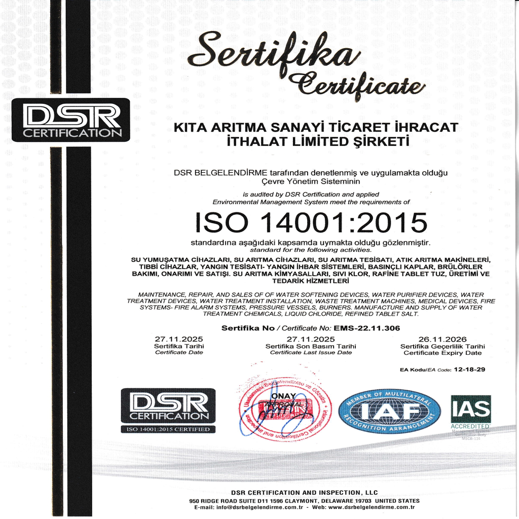 Kıta Arıtma Sistemleri