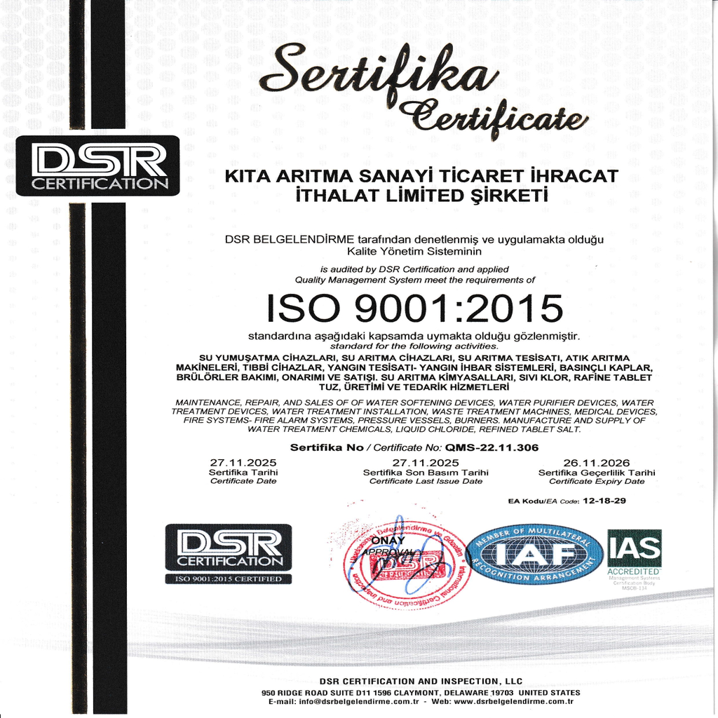 Kıta Arıtma Sistemleri